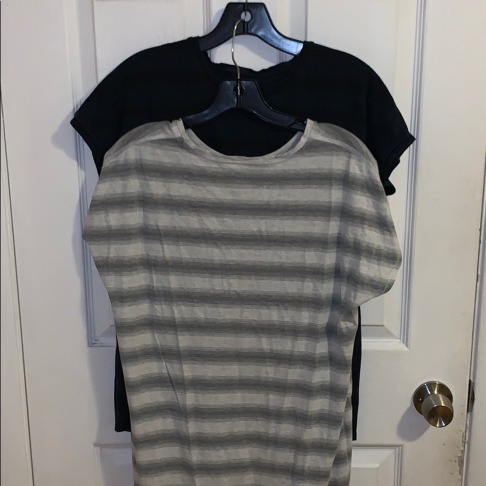 LULULEMON bundle basic striped tees size 8 or 10
